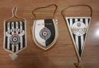 Zastavice Nogometni klub FK Partizan 3 različne 80-leta
