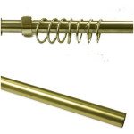 Nove Messing Karnise + Rinke + 2x Enojni Nosilci, 100cm/ 12mm