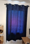 Modra zatemnitvena zavesa 140x175