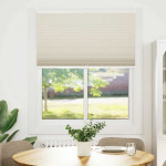 vidaXL Plise Zavesa velikost 110 x 100 cm Krem barva