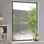 vidaXL Komarnik za okna antraciten 80x120 cm