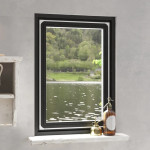 vidaXL Magnetni komarnik za okna bel 80x120 cm