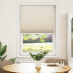 vidaXL Plise Zavesa velikost 80 x 150 cm Krem barva