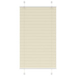vidaXL Plisirana žaluzija Cream 80x150 cm Širina tkanine 79,4 cm