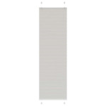vidaXL Plisirana žaluzija svetlo siva 60x200 cm Širina tkanine 59,4 cm