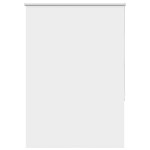 vidaXL Rolo zatemnjena bela 115x150cm tkanina širina 110,7cm poliester