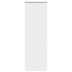 vidaXL Rolo zatemnjena bela 60x150cm tkanina širina 55,7cm poliester