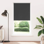 vidaXL Rolo zatemnjena črna 105x210cm tkanina širina 100,7cm poliester