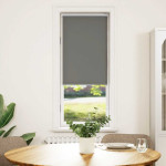 vidaXL Rolo zatemnjena siv 60x175 cm tkanina širina 55,7 cm poliester