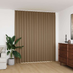 vidaXL Zatemnitvena zavesa z obešali taupe 290x245 cm