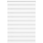 vidaXL Zebra senčilo bela 100x150 cm tkanina širina 95,9cm poliester