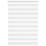 vidaXL Zebra senčilo bela 105x100 cm tkanina širina 100,9cm poliester