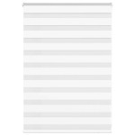 vidaXL Zebra senčilo bela 110x100 cm tkanina širina 105,9cm poliester