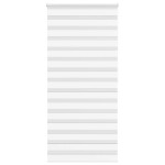 vidaXL Zebra senčilo bela 115x200 cm tkanina širina 110,9cm poliester