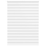 vidaXL Zebra senčilo bela 165x200 cm tkanina širina 160,9cm poliester