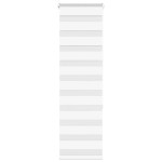 vidaXL Zebra senčilo bela 45x150 cm tkanina širina 40,9cm poliester