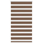 vidaXL Zebra senčilo rjave 70x150 cm tkanina širina 65,9cm poliester