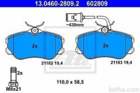 Prednje zavorne obloge 13.0460-2809.2 - Alfa Romeo 164 87-98