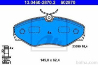 Prednje zavorne obloge 13.0460-2870.2 - Opel, Renault, Nissan
