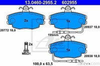 Prednje zavorne obloge 13.0460-2955.2 - Dacia, Renault