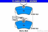 Prednje zavorne obloge 13.0460-2969.2 - Alfa Romeo 33 83-94
