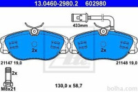 Prednje zavorne obloge 13.0460-2980.2 - Alfa Romeo, Lancia