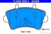 Prednje zavorne obloge 13.0460-3800-2 - Opel, Renault