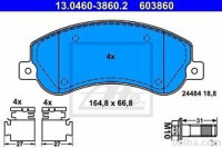 Prednje zavorne obloge 13.0460-3860.2 - Volkswagen Amarok 10-
