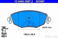 Prednje zavorne obloge 13.0460-3987.2 - Ford, Toyota
