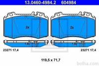 Prednje zavorne obloge 13.0460-4984.2 - Mercedes Benz