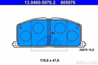 Prednje zavorne obloge 13.0460-5976.2 - Toyota