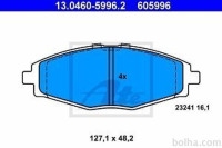 Prednje zavorne obloge 13.0460-5996.2 - Chevrolet, Daewoo
