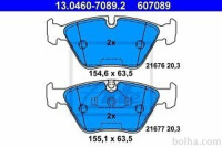 Prednje zavorne obloge 13.0460-7089.2 - BMW Serija 5 96-03