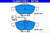 Prednje zavorne obloge 13.0460-7105.2 - Alfa Romeo, Fiat, Lancia