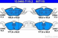 Prednje zavorne obloge 13.0460-7115.2 - Opel Astra -04