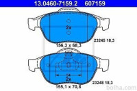 Prednje zavorne obloge 13.0460-7159.2 - Renault Laguna, Espace, Vel...
