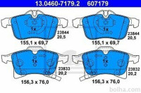 Prednje zavorne obloge 13.0460-7179.2 - Opel