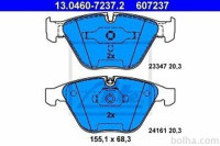 Prednje zavorne obloge 13.0460-7237.2 - BMW