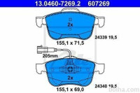 Prednje zavorne obloge 13.0460-7269.2 - Alfa Romeo Giulietta 10-