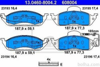 Prednje zavorne obloge 13.0460-8004.2 - Mercedes Benz Razred M 98-05