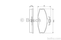 Prednje zavorne obloge BS0986424373 - Volkswagen Caddy 95-04