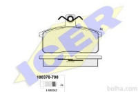 Prednje zavorne obloge IE180370-700 - Autobianchi Y10 85-96