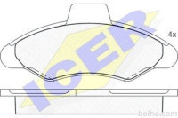 Prednje zavorne obloge IE180790 - Ford Escort 90-95