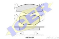 Prednje zavorne obloge IE181048 - Volkswagen Polo 81-06