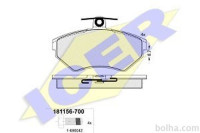 Prednje zavorne obloge IE181156-700 - Seat, Volkswagen