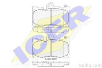 Prednje zavorne obloge IE182059 - Lexus GS 05-