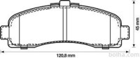 Prednje zavorne obloge S70-0144 - Nissan Micra 92-03