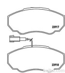 Prednje zavorne obloge S70-0173 - Citroen Jumper 94-06