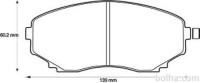 Prednje zavorne obloge S70-0265 - Mazda MPV 99-06