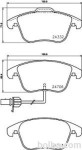 Prednje zavorne obloge S70-0305 - Audi A4 07-16